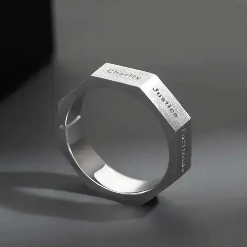 Japanese Brand Human 7 Kinds of Virtue Rings Size ONE SIZE - 4 Thumbnail