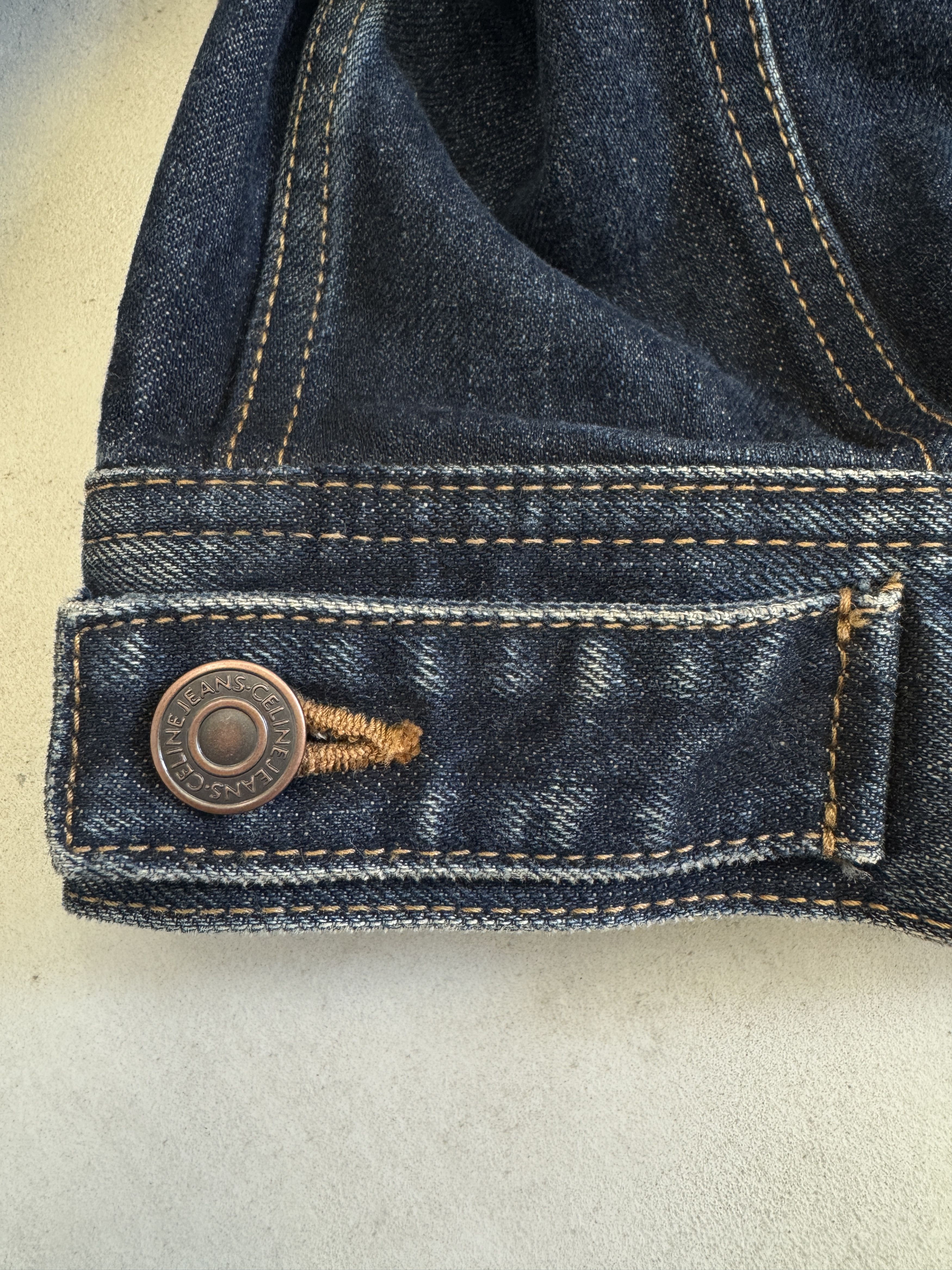 Celine 2020 Hedi Slimane collection faded denim jacket Size US XS / EU 42 / 0 - 7 Thumbnail