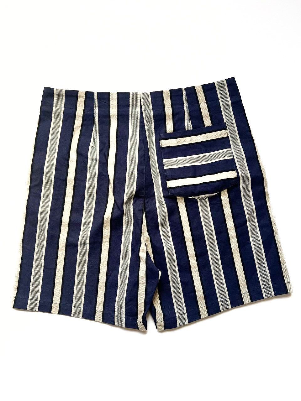 Acne Studios × Japanese Brand Acne Studios Pell den denim striped shorts Size US 32 / EU 48 - 2 Thumbnail