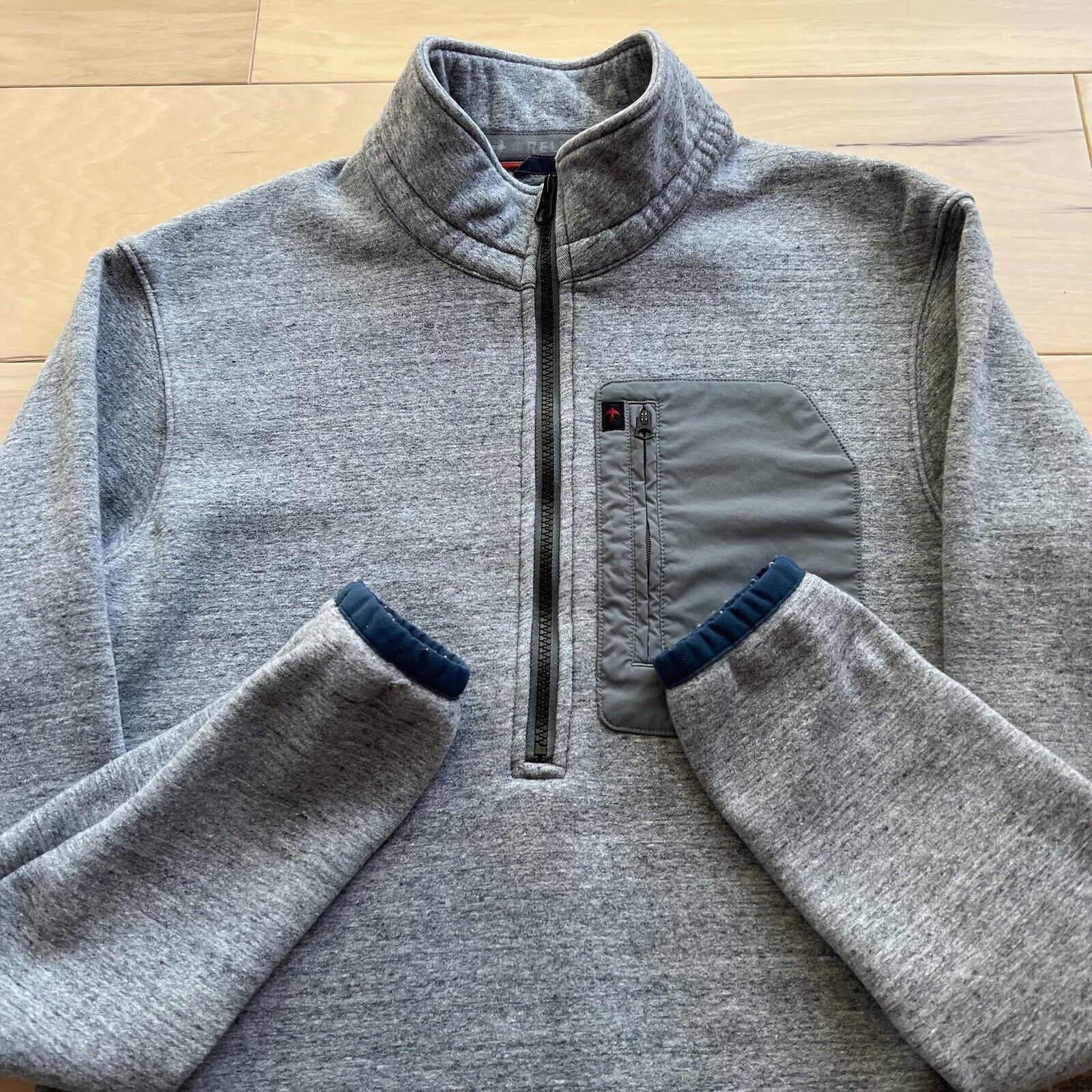 Relwen Relwen Micropile Half Zip Small Gray Lightweight Pullover Size US S / EU 44-46 / 1 - 5 Thumbnail