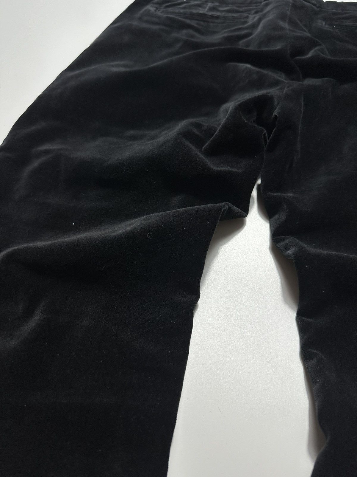 Polo Ralph Lauren × RRL Ralph Lauren × Ralph Lauren Ralph Lauren Vintage Velour Black Pants Size US 32 / EU 48 - 10 Thumbnail