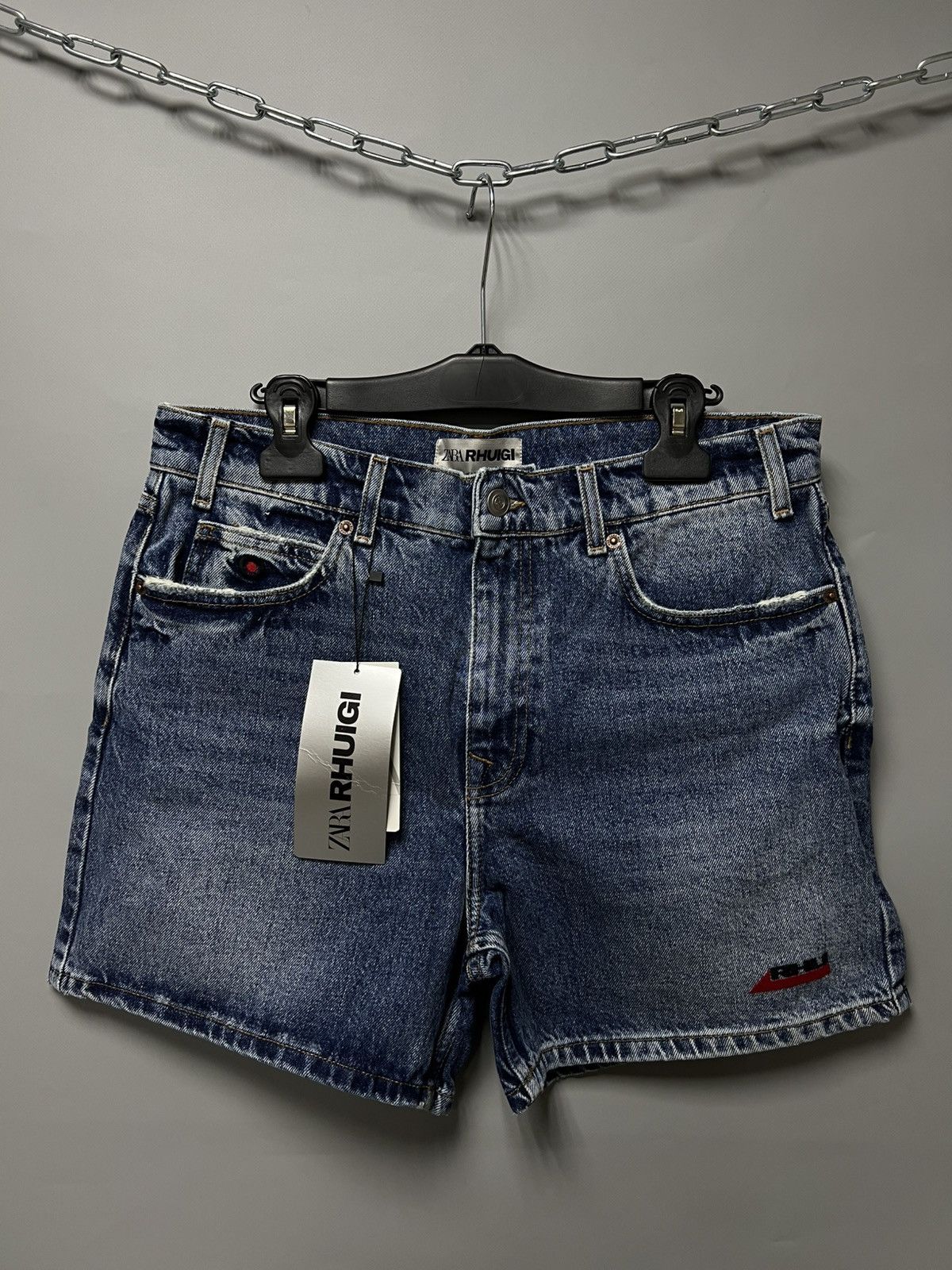 Rhude × Zara NEW RHUDE x Zara Rhuigi Denim Shorts NWT men’s size 32 Size US 32 / EU 48 - 1 Thumbnail