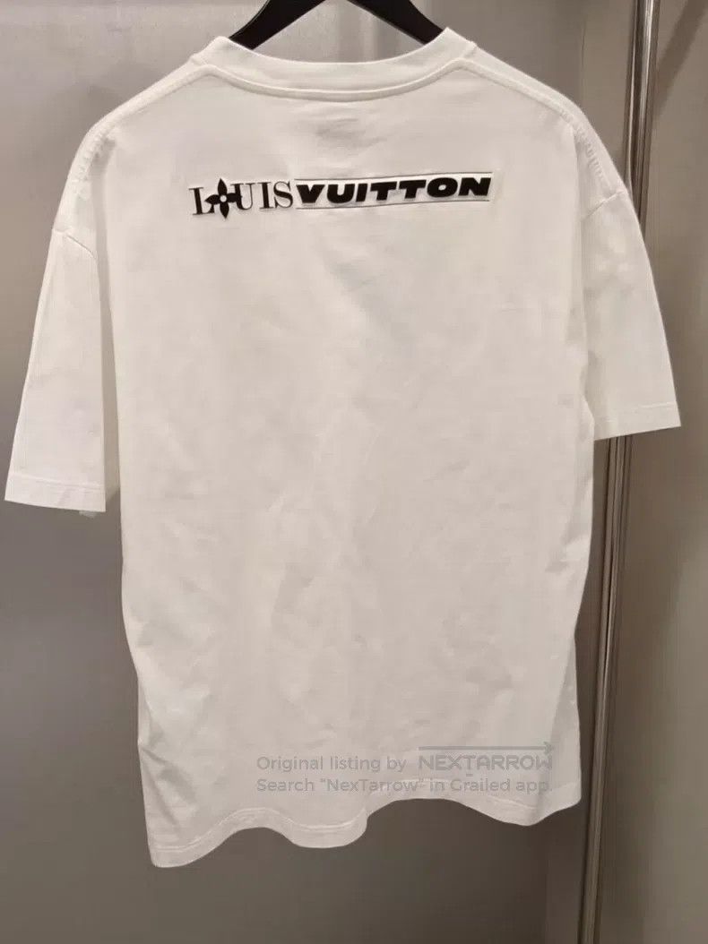 Louis Vuitton Louis Vuitton NBA Co-Branded White Casual Short Sleeve T-S Size US L / EU 52-54 / 3 - 2 Thumbnail