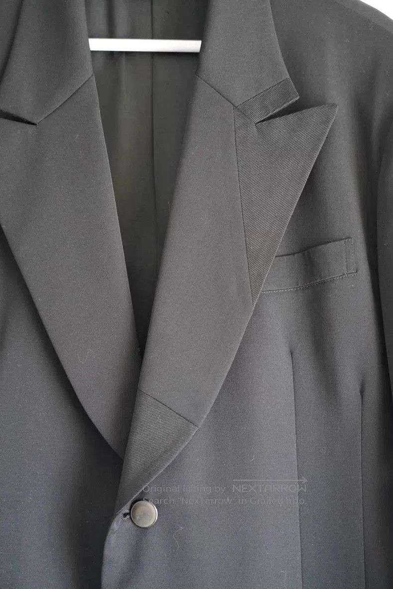 Other Yohji Yamamoto Silk Collar Wool Blazer. Size US S / EU 44-46 / 1 - 3 Thumbnail