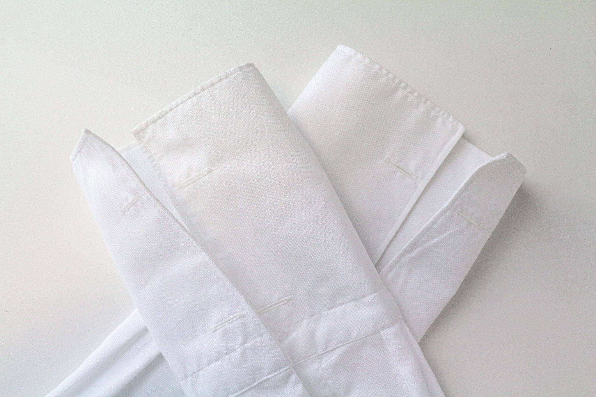 Suitsupply M Slim Fit White Cotton Spread Collar Shirt 79471 Size US M / EU 48-50 / 2 - 9 Thumbnail