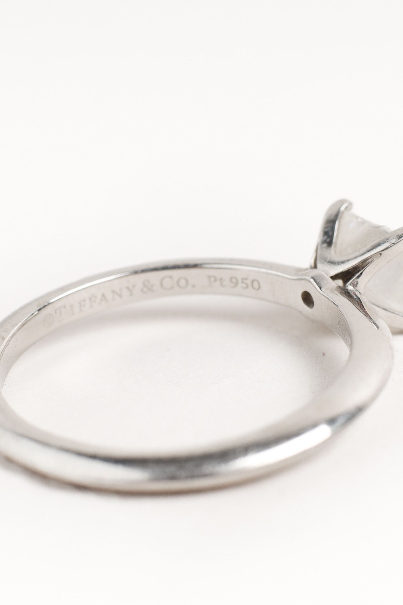 Tiffany & Co. Tiffany & Co. Platinum & .71 Carat Diamond Solitaire Ring Size ONE SIZE - 4 Thumbnail