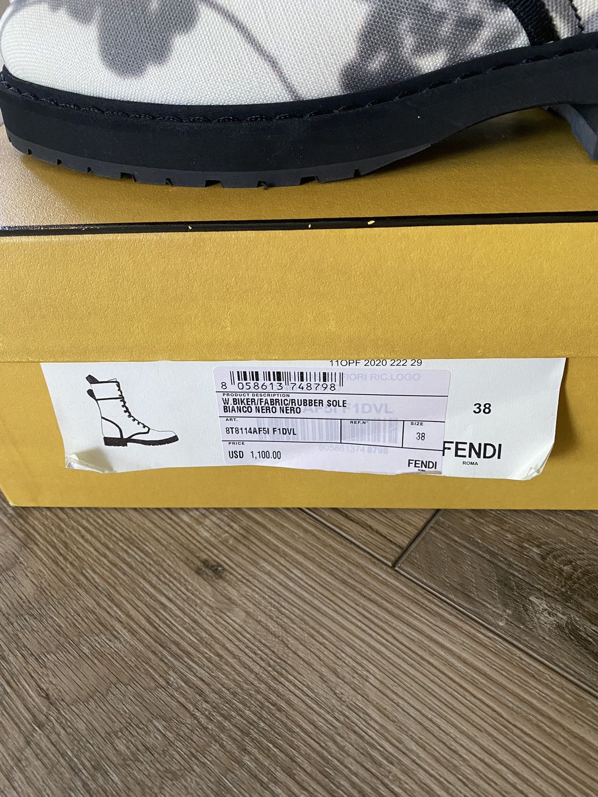 Fendi Authentic Fendi biker boots Size US 7 / IT 37 - 11 Thumbnail