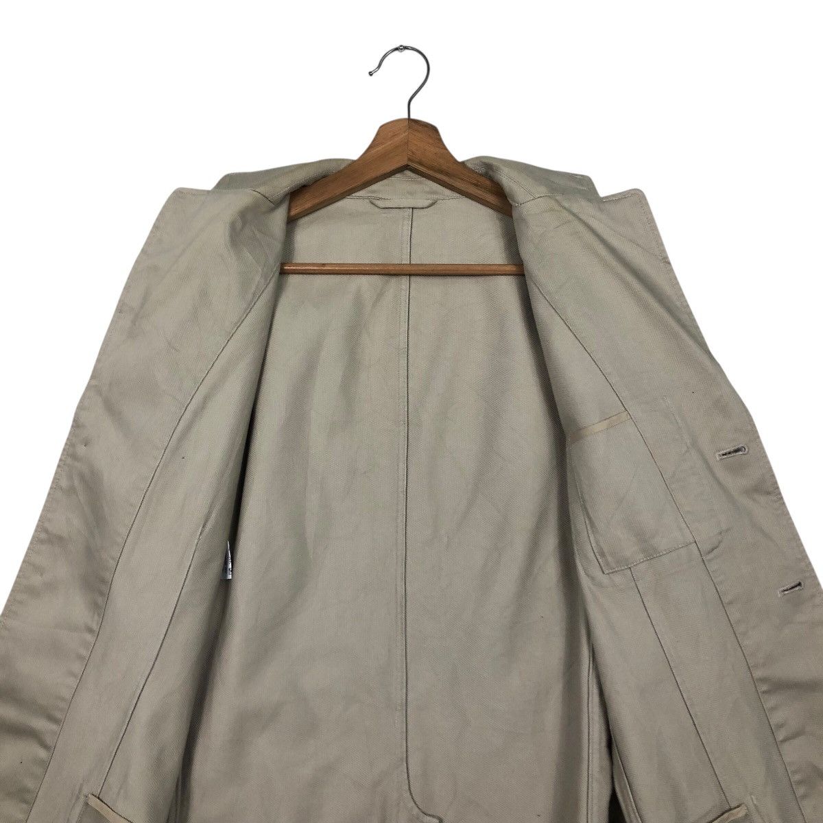 Japanese Brand CK Beige Cotton Twill Blazer / Work Jacket — L Issey Miyake Size US L / EU 52-54 / 3 - 15 Thumbnail