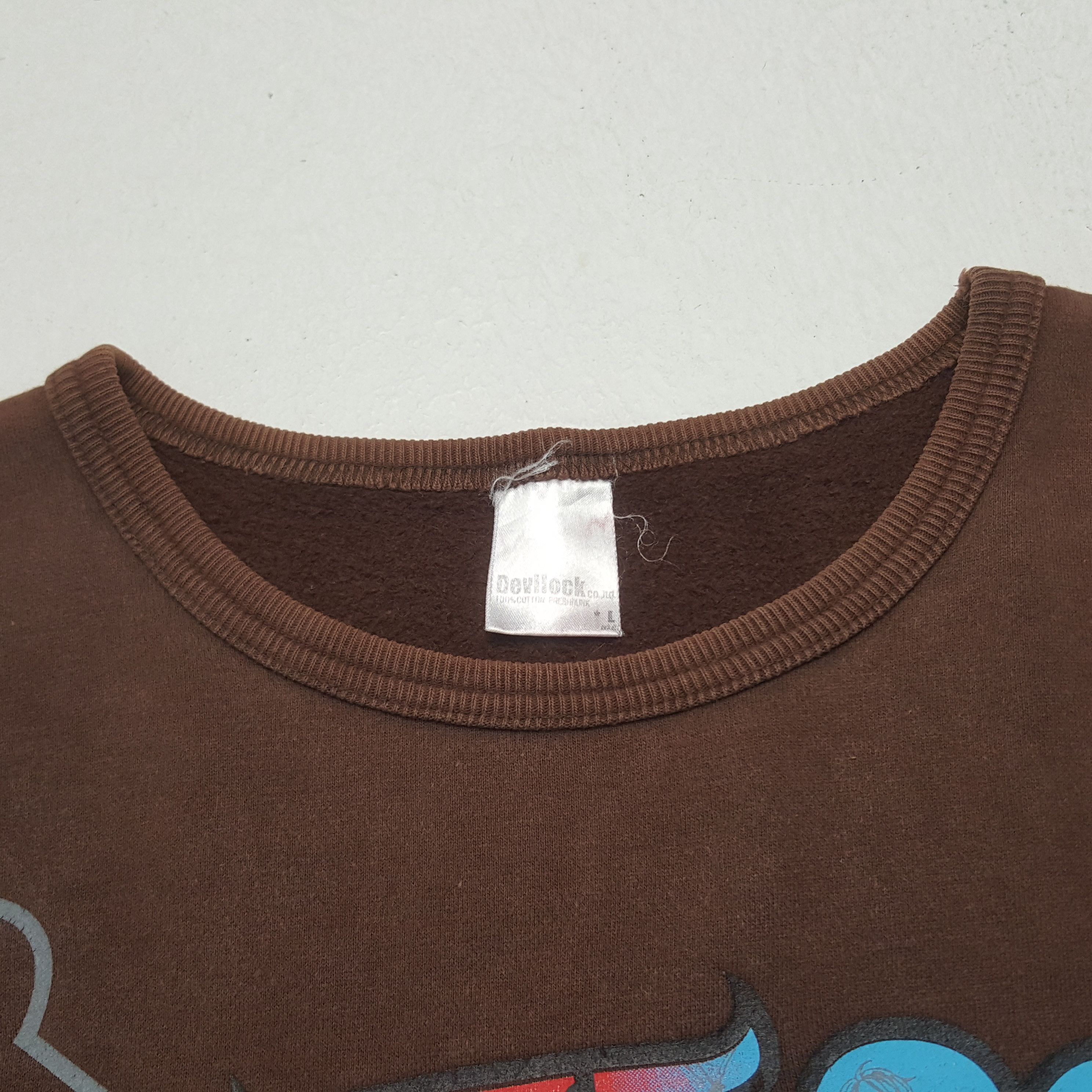 Devilock Vintage Devilock X One Piece Japan Anime Sweatshirt C295N13 Size US M / EU 48-50 / 2 - 4 Thumbnail