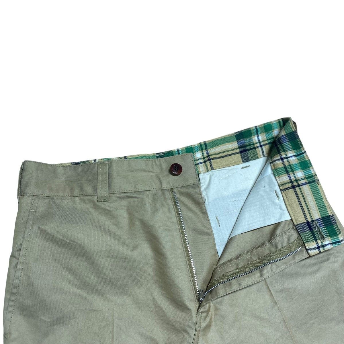 Junya Watanabe Cropped Pants Cotton Ester Gaba Saruel Beige Size US 31 - 3 Thumbnail