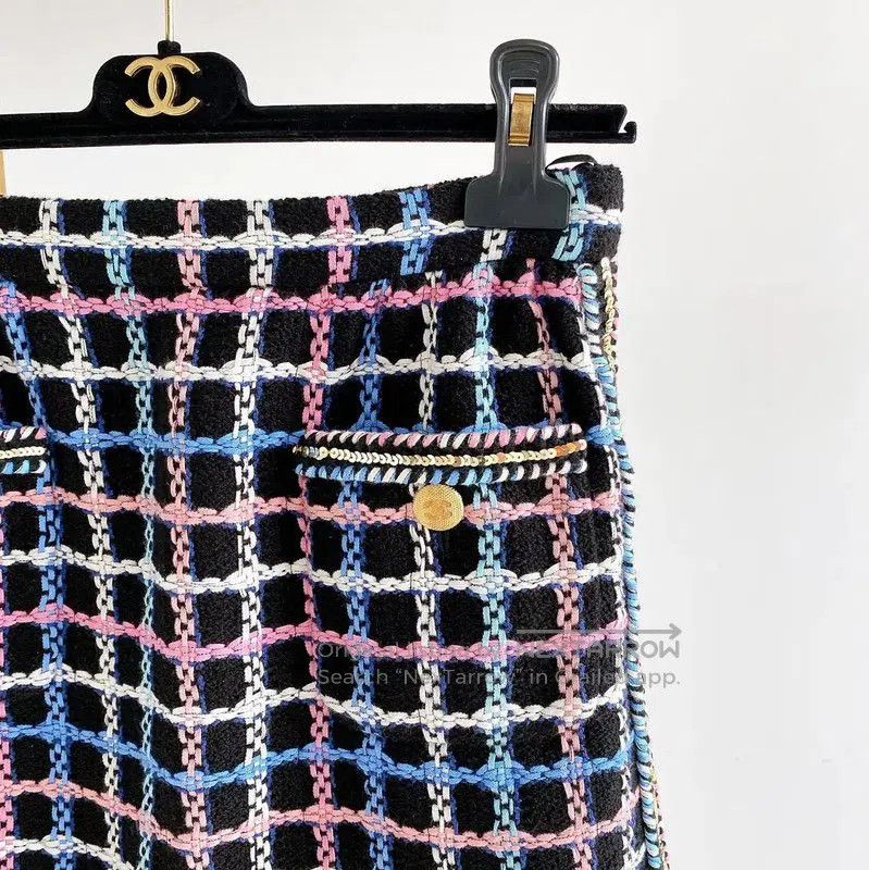 Chanel Chanel Colorful Summer Mini Skirt for Women . Size 22" - 3 Thumbnail