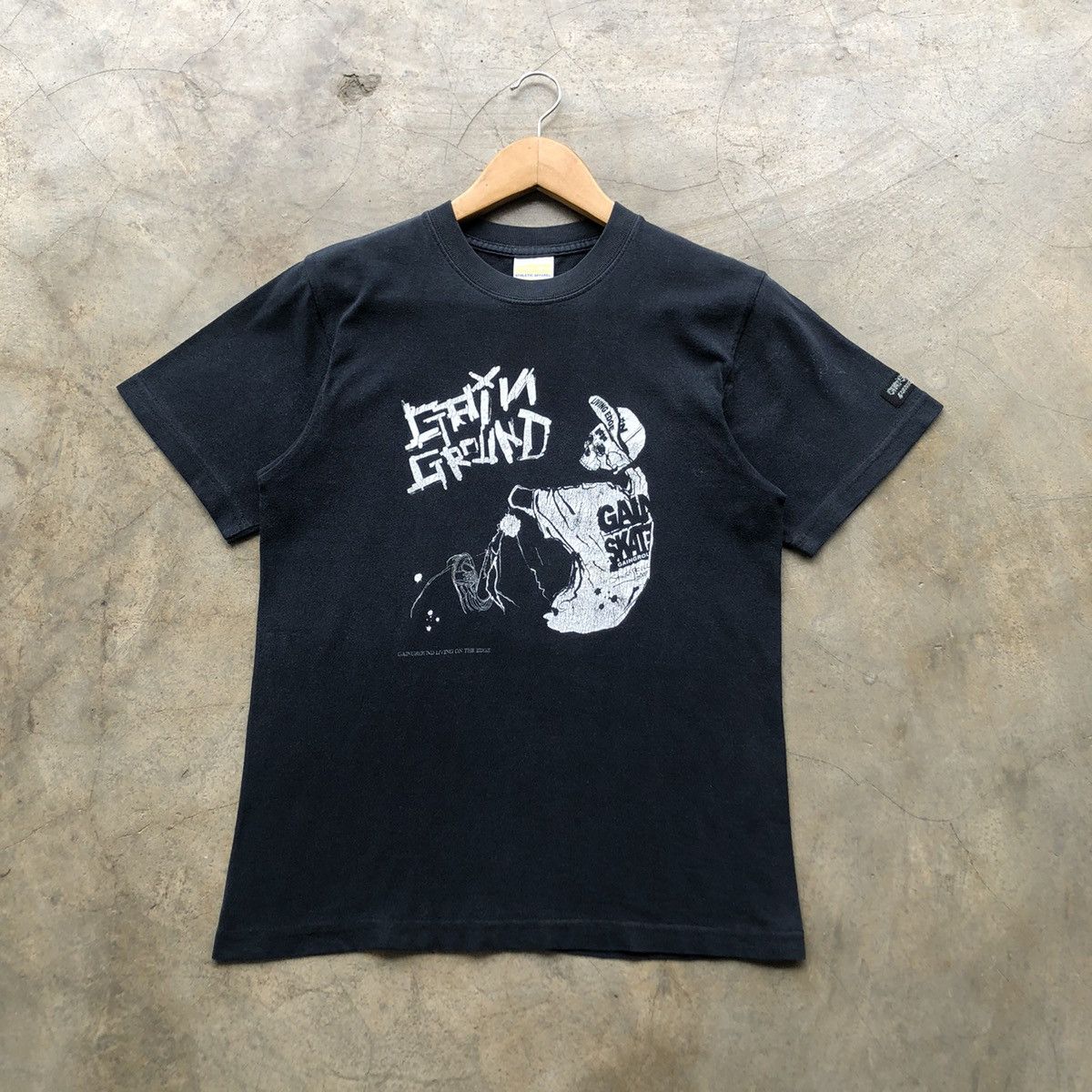 Tornado Mart Vintage GAIN GROUND punk skull living edge tshirt Size US S / EU 44-46 / 1 - 1 Thumbnail