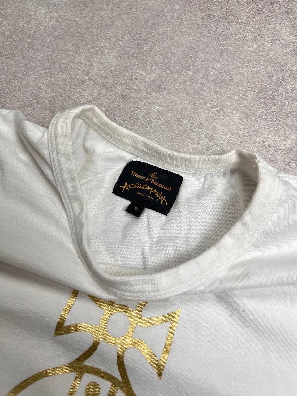 Vintage × Vivienne Westwood Vintage Vivienne Westwood Orb Saturn Logo T-shirt S Size US S / EU 44-46 / 1 - 3 Thumbnail