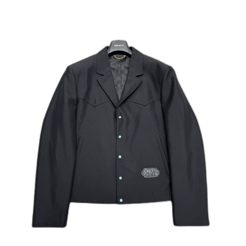 Louis Vuitton Turquoise Short Blazer Jacket -2505
