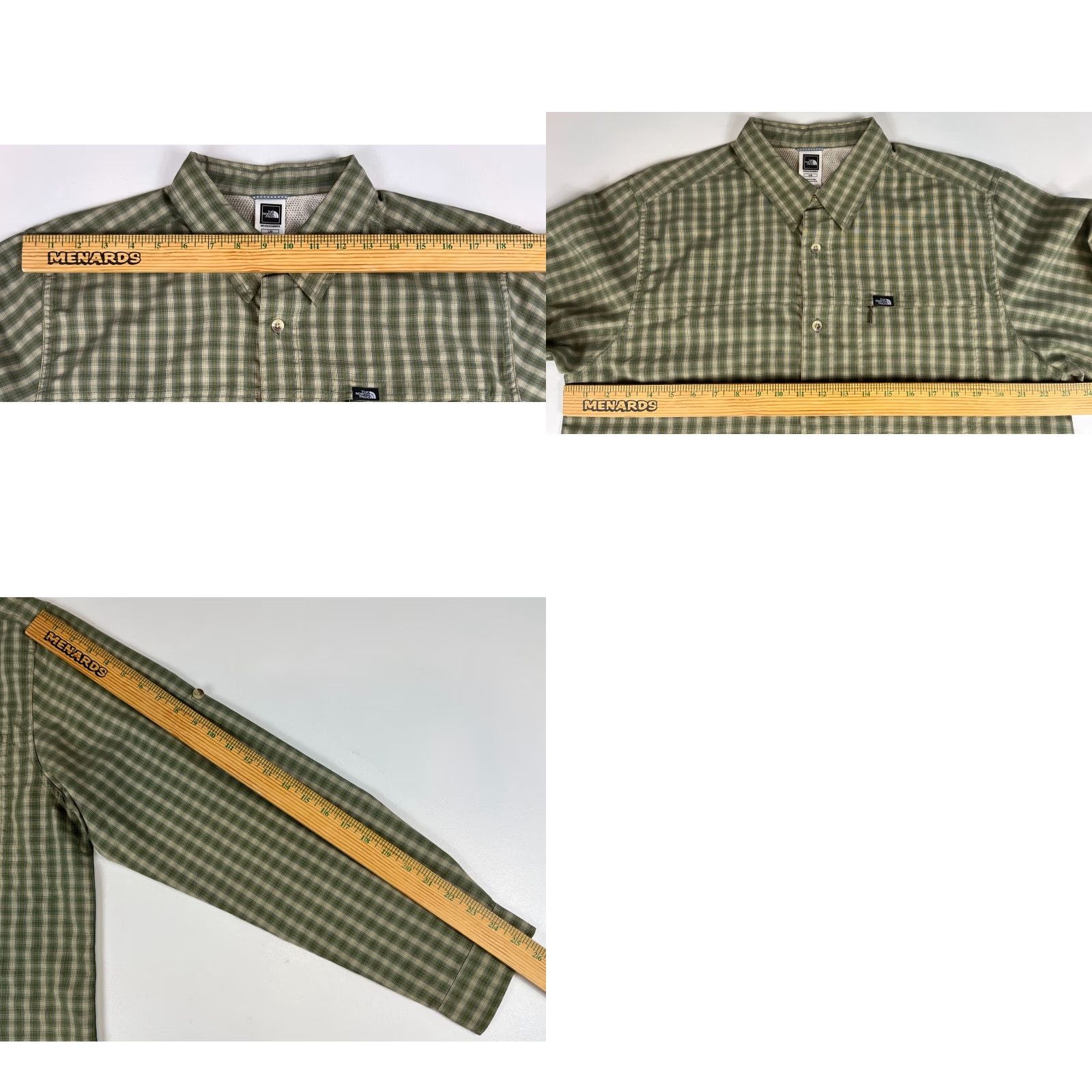 The North Face VINTAGE The North Face Button-Up Shirt Plaid Roll Up Sleeves Sz L Mens Size US L / EU 52-54 / 3 - 9 Thumbnail