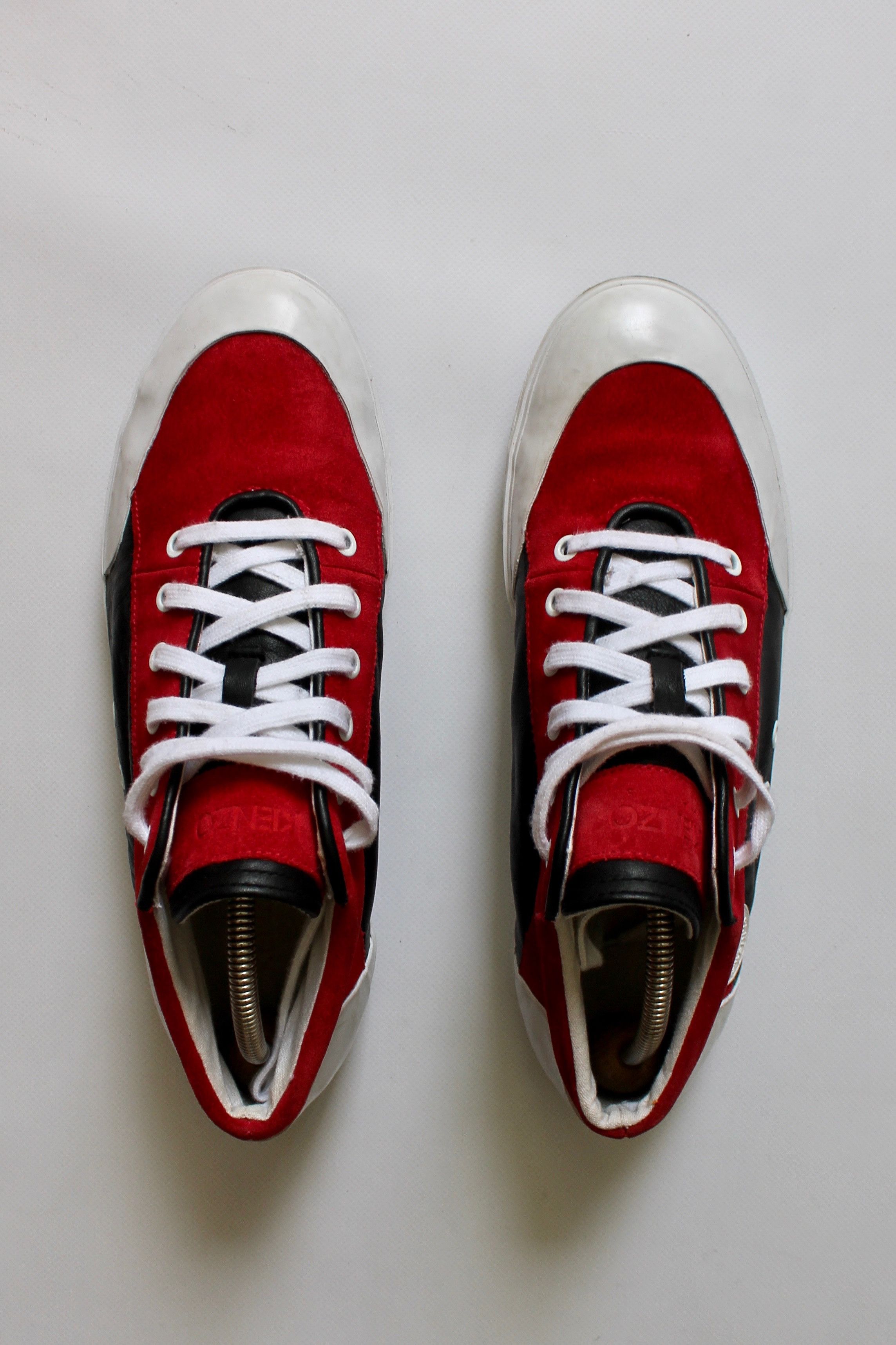 Kenzo KENZO Paris Leather Suede sneakers Size US 10 / EU 43 - 2 Thumbnail