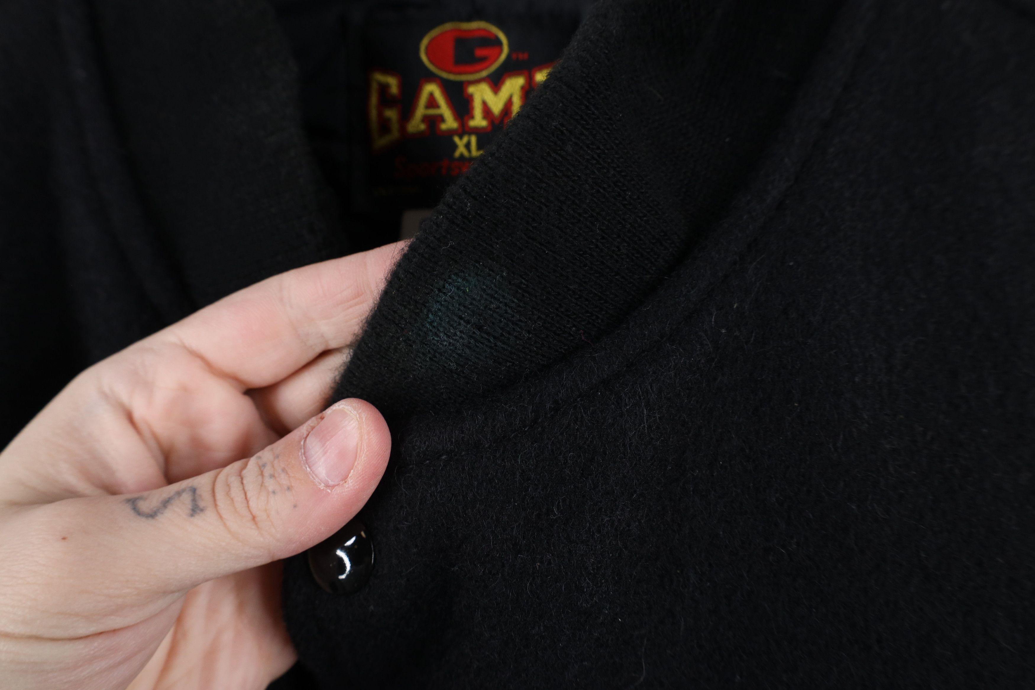 Vintage Vintage 90s United Auto Wool Leather Varsity Jacket USA Size US XL / EU 56 / 4 - 6 Thumbnail