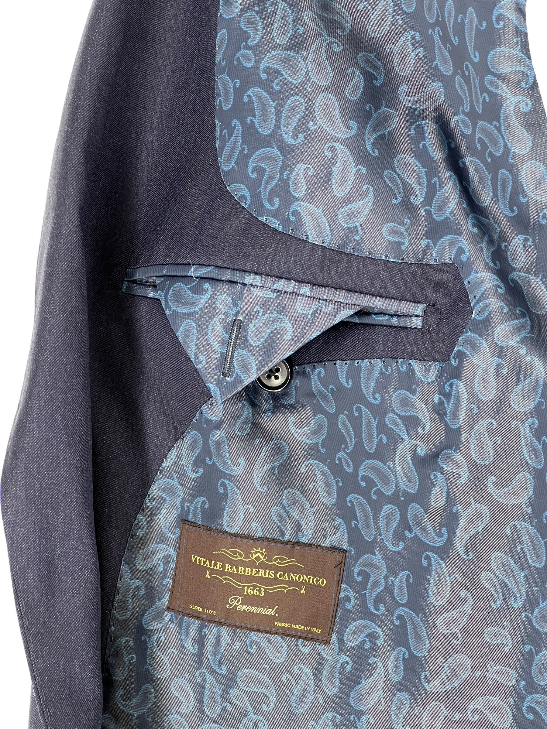 Suitsupply La Spalla Wool Formal Blazer Waistcoat Suit EU:64; UK/US:54R Size 54R - 10 Thumbnail