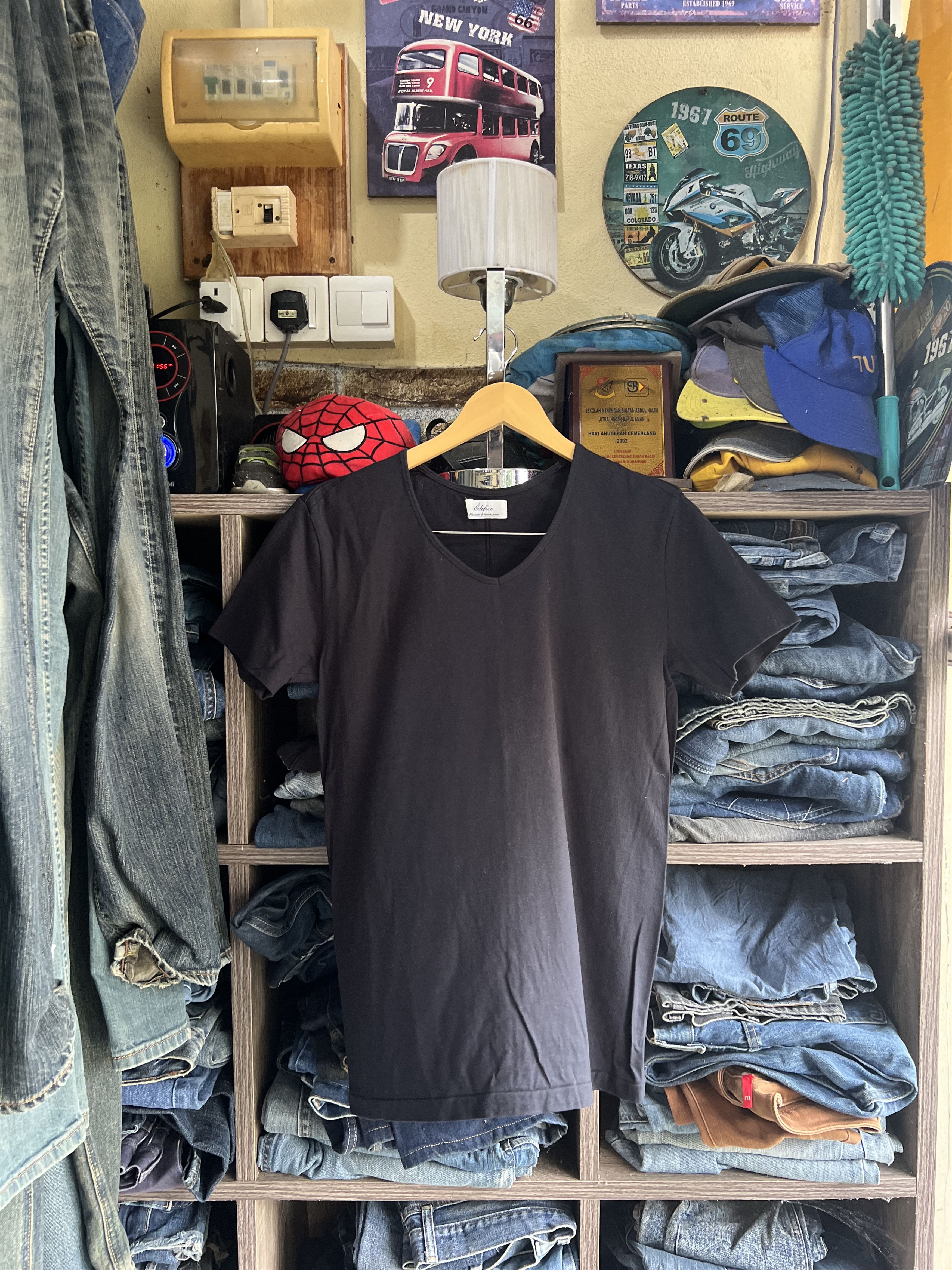 Edifice Japan 🔥Edifice Blank Tee Size US S / EU 44-46 / 1 - 12 Thumbnail