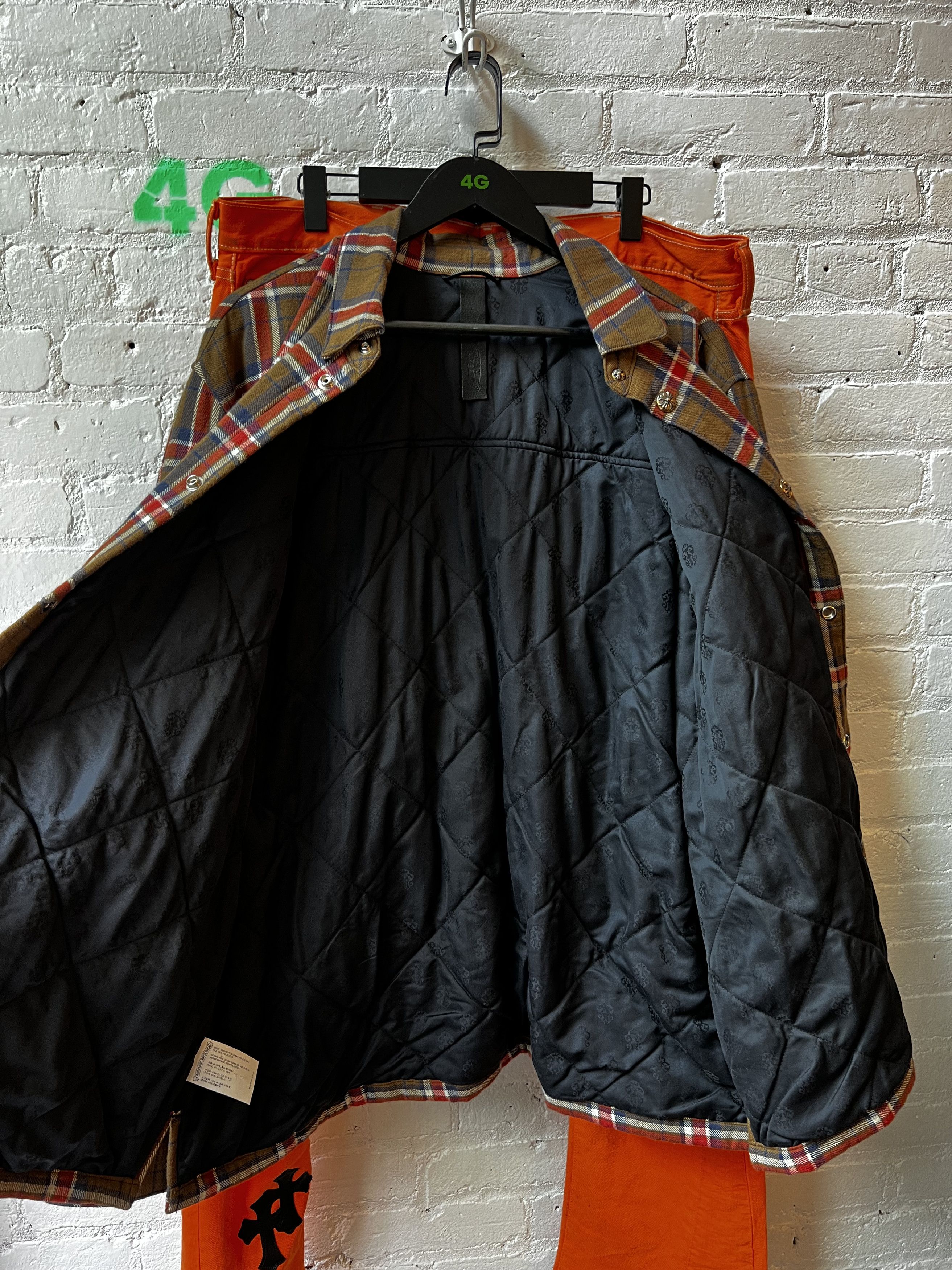 Chrome Hearts Chrome Hearts Flannel XXL Jacket 4G SELLER Size US XXL / EU 58 / 5 - 12 Thumbnail