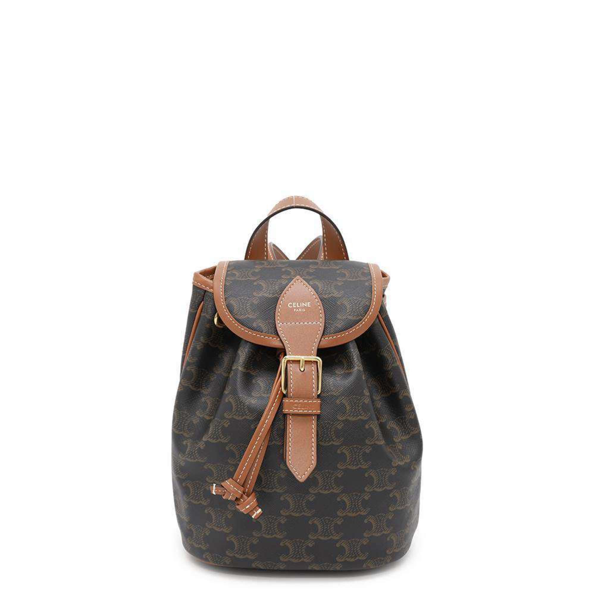 Celine Backpack Triomphe Mini Folco 197662 Celine Bag, Women's