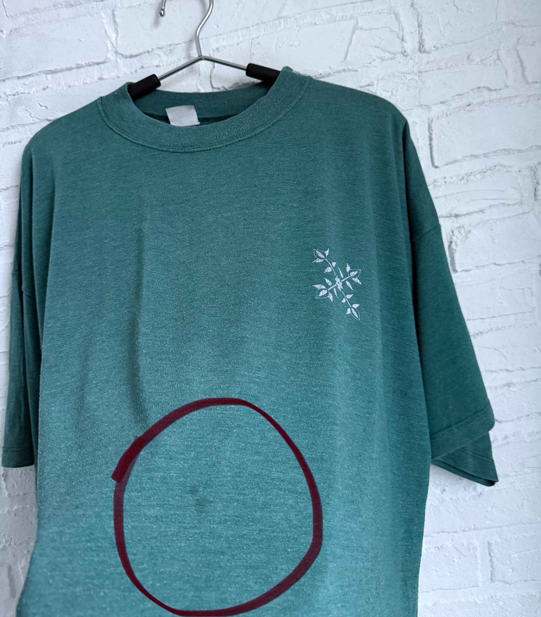 Oxbow Vintage 80s OXBOW Surf wear Camellia Tattoo t-shirt Size US L / EU 52-54 / 3 - 7 Thumbnail