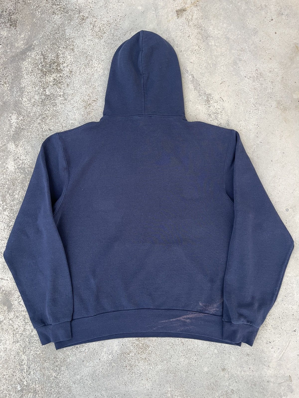 Vintage Vintage Faded Soffe Navy Pullover Hoodie Size US XL / EU 56 / 4 - 3 Thumbnail