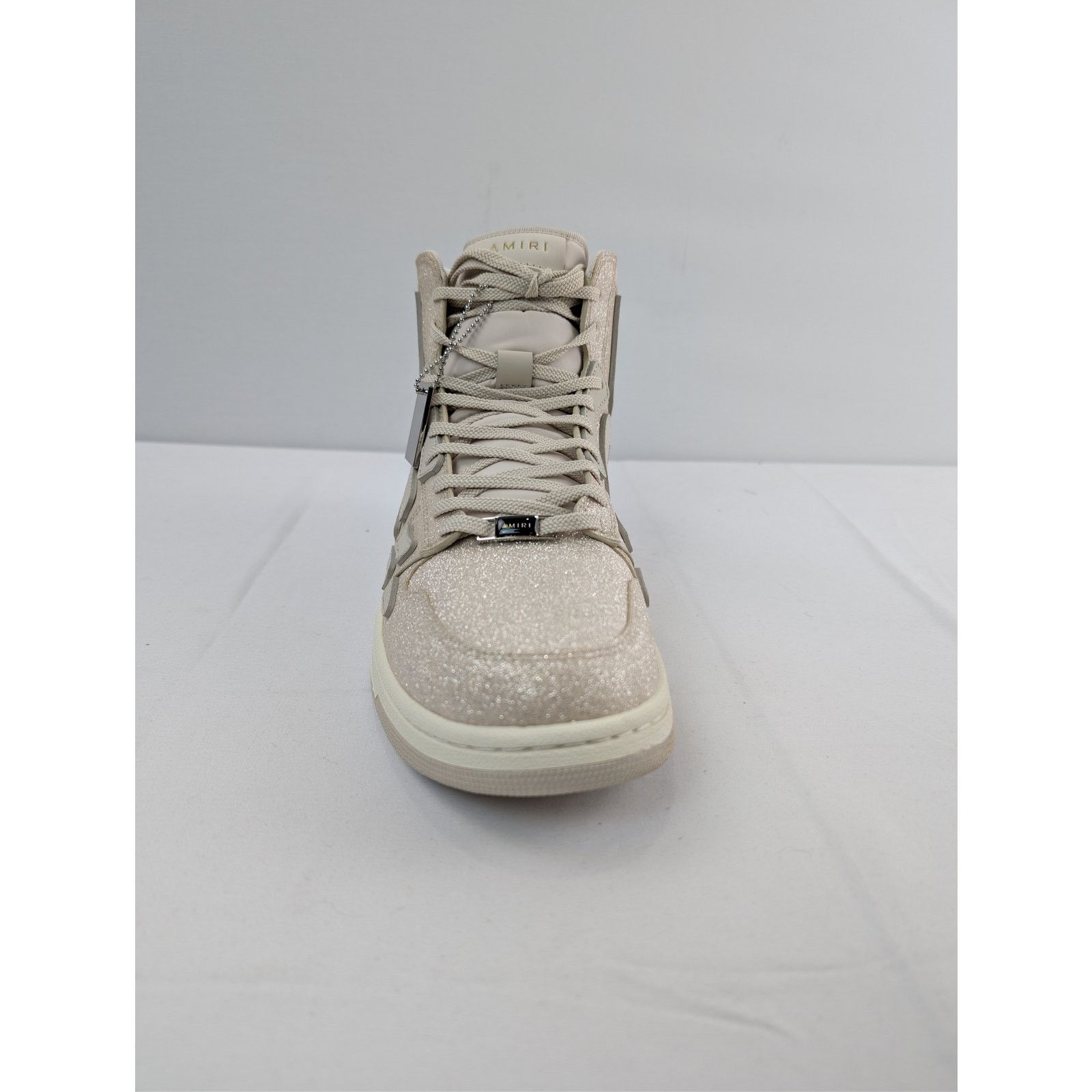 Amiri o1rshd1 Q:2 / Skelton Hi-Top Sneakers in Beige Size US 10 / EU 43 - 12 Thumbnail