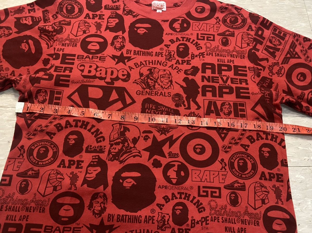Bape Bape All Over Print T-shirt Size US M / EU 48-50 / 2 - 10 Thumbnail