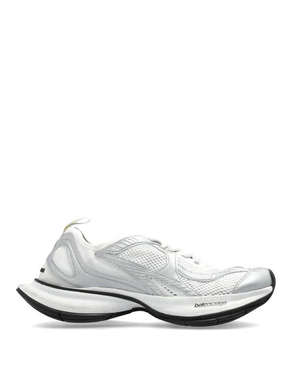 Balenciaga o1la1rc1a0226 Circuit Sneakers In White/Silver Size US 6 / IT 36 - 1 Thumbnail