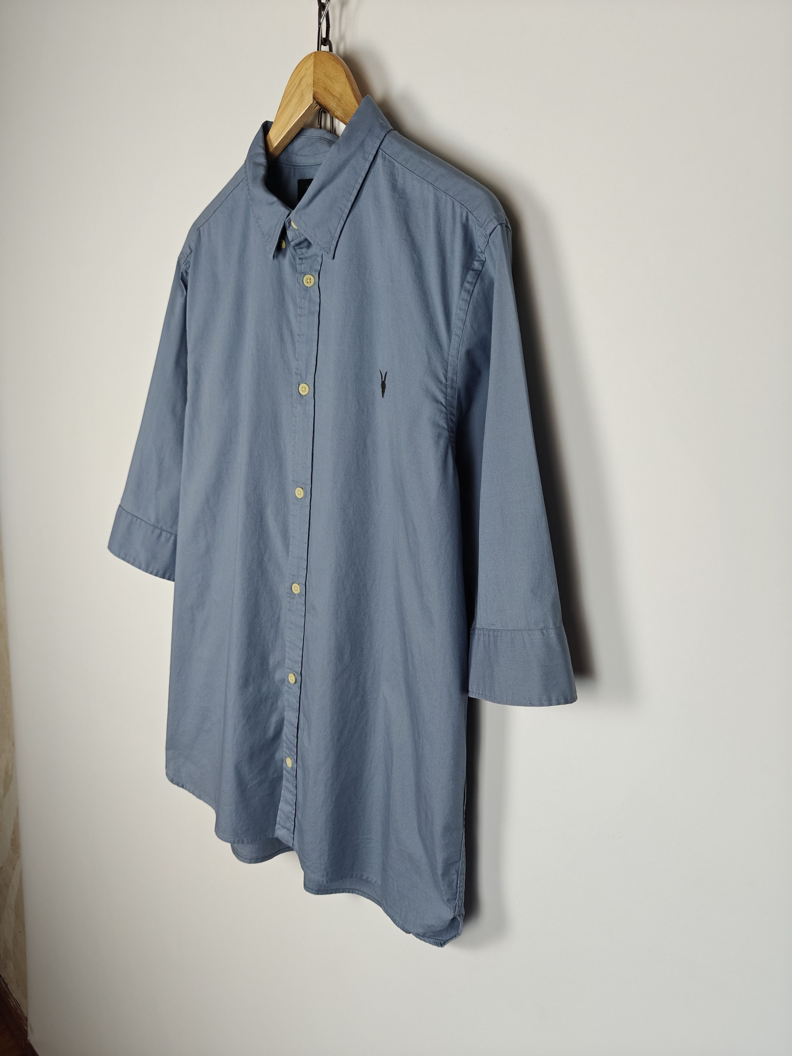 Allsaints Allsaints Shirt Redondo Collared Blue size XL Size US XL / EU 56 / 4 - 6 Thumbnail