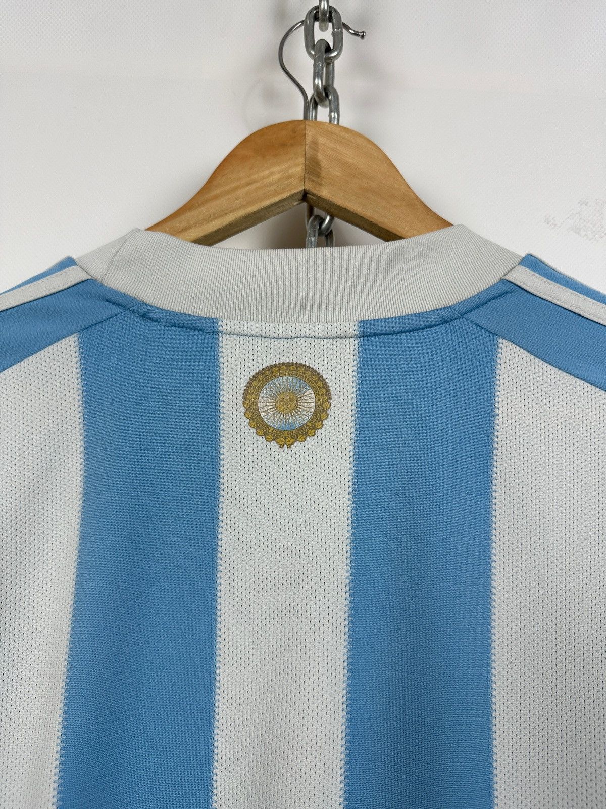 Adidas 2008 Adidas Argentina National Team Vintage Soccer Jersey Size US L / EU 52-54 / 3 - 14 Thumbnail
