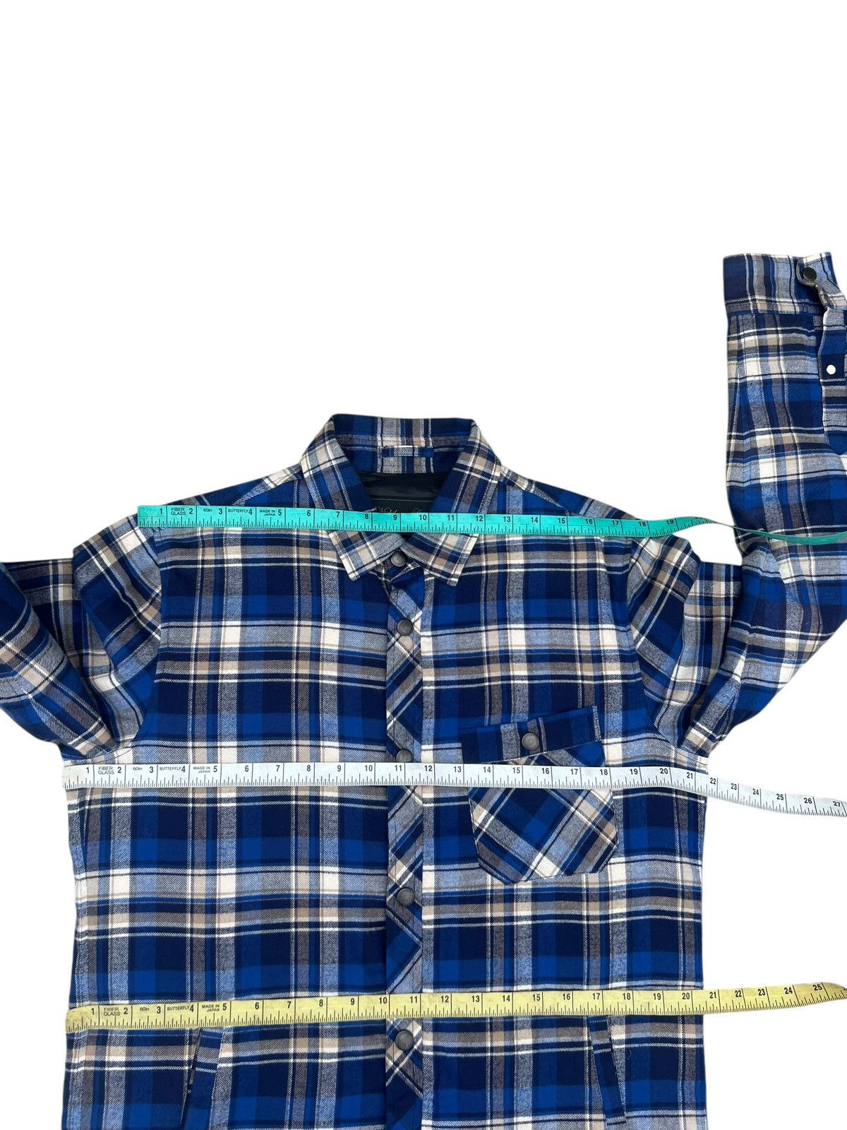 Full Count & Co. Nishikawa Down Feather Flannel Jacket Shirt Size US M / EU 48-50 / 2 - 3 Thumbnail