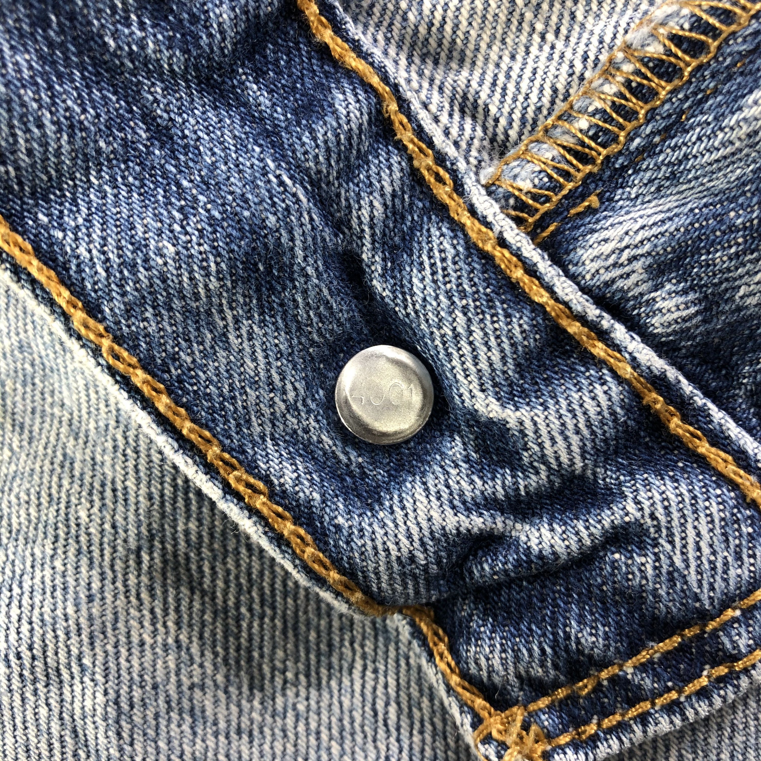 Levi's Vintage Blue Wash Levis Jeans-J3321 Size US 38 / EU 54 - 9 Thumbnail