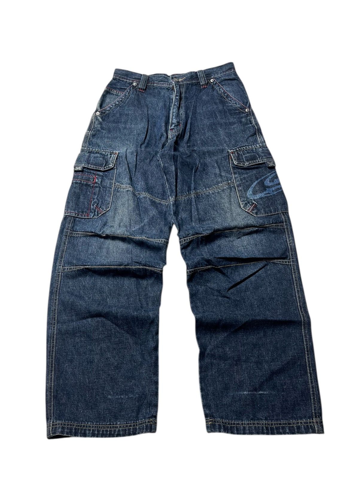 Vintage Iconic Piko Y2K Cargo Baggy Pants Size US 29 - 1 Thumbnail
