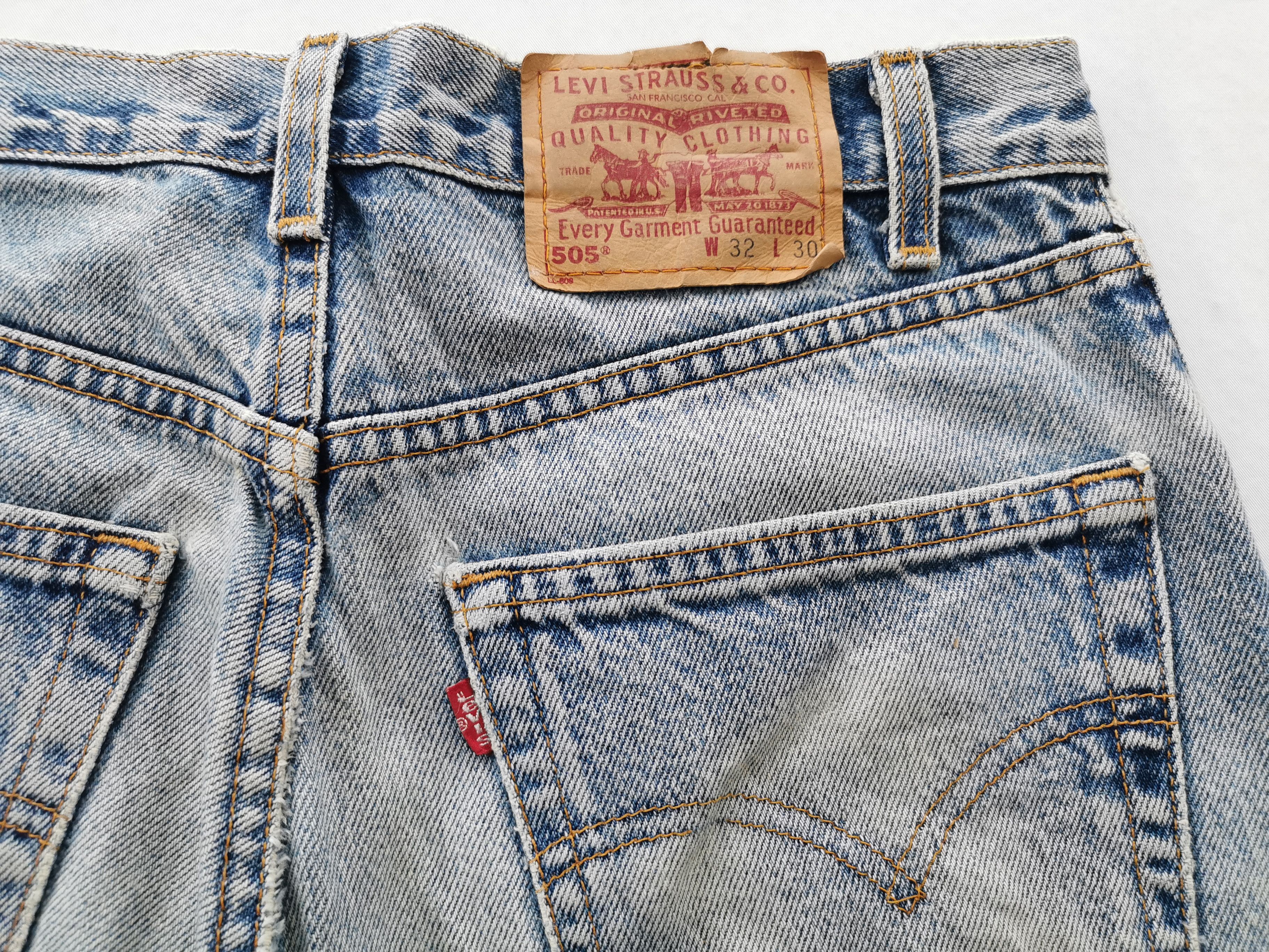 Levi's Vintage Levis Lot 505 Denim Made In USA Size 32/32x30 Size US 32 / EU 48 - 7 Thumbnail