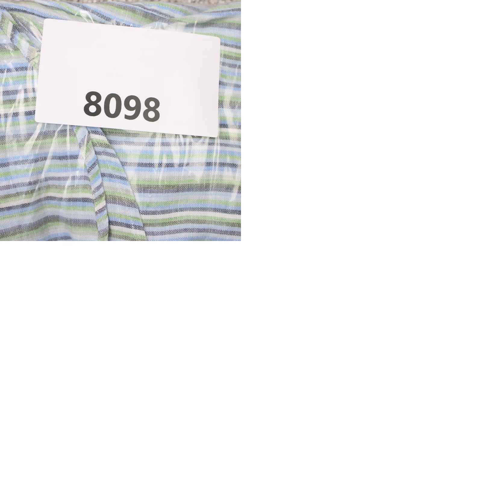 Express Express Shirt Mens XL Green/Blue Striped Long Sleeve Button-Up Irish Linen 90s Size US XL / EU 56 / 4 - 9 Thumbnail
