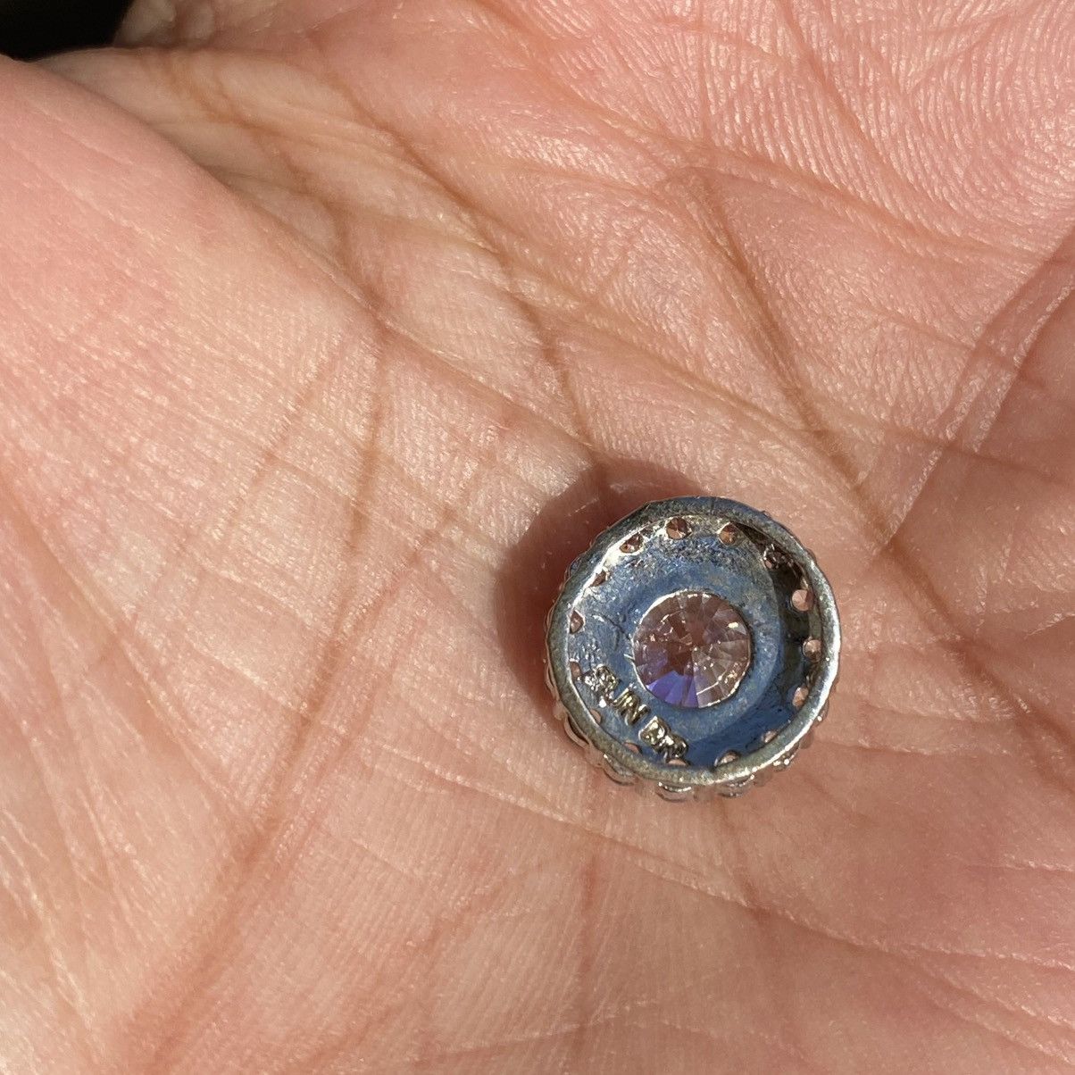 Other 💎 Vintage Sun BR ( Sun Diamond ) Rhodium Pendant diamond💎 Size ONE SIZE - 3 Thumbnail
