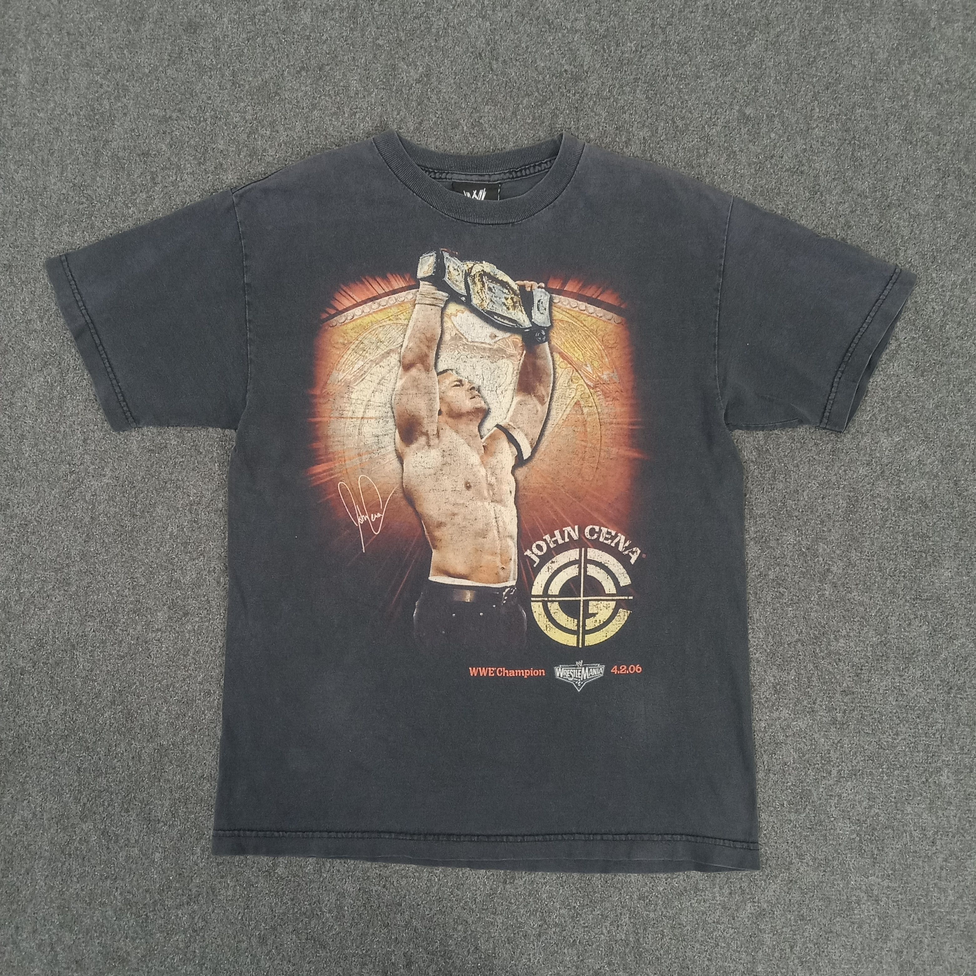 Vintage × WWE × WWF John Cena WWE American Wrestling Sports Tshirt Size US M / EU 48-50 / 2 - 1 Thumbnail
