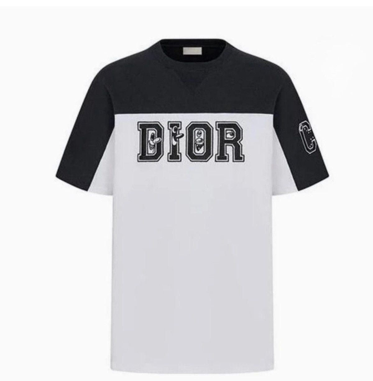 Dior Brand New Dior x Kenny Scharf Embroidered Logo T-Shirt Size US XL / EU 56 / 4 - 1 Thumbnail