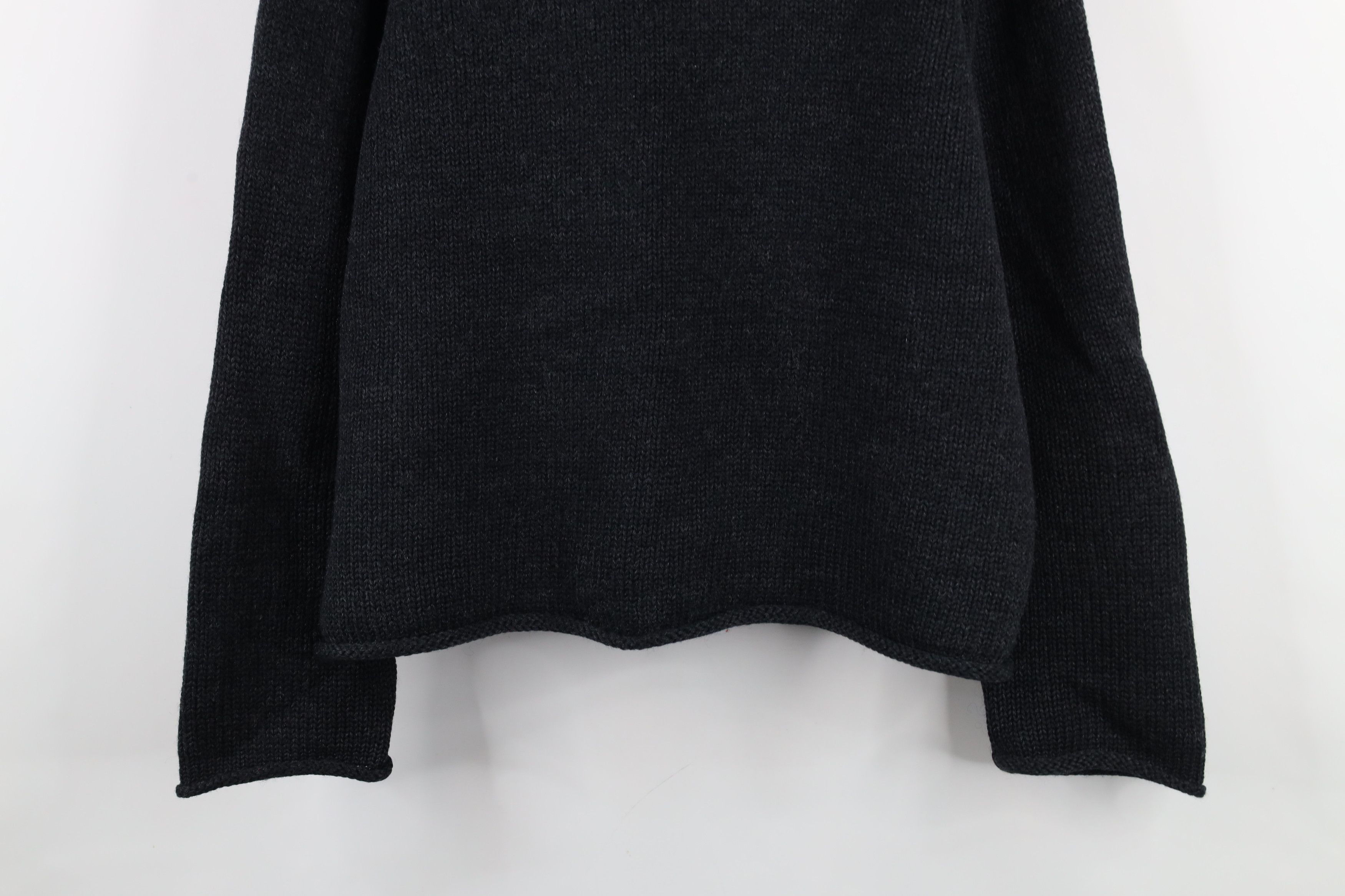 J.Crew × Vintage Vintage 90s J Crew Marled Wool Knit Turtleneck Sweater Size L / US 10 / IT 46 - 3 Thumbnail