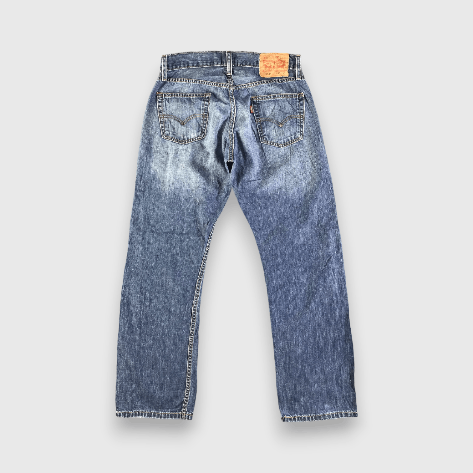 Levi's Vintage Blue Wash Levis 514 Jeans-J4296 Size US 30 / EU 46 - 2 Thumbnail