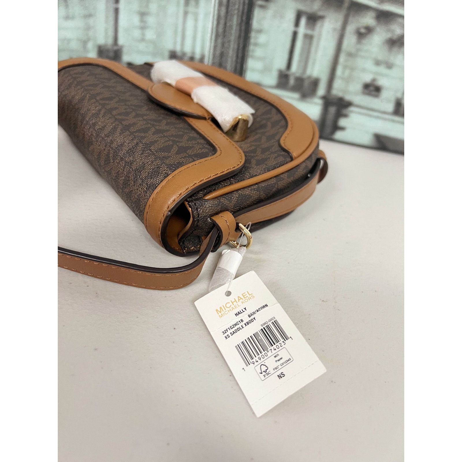 Michael Kors Michael Kors 32F1G2HC1B Hally Extra-Small Crossbody Bag Size ONE SIZE - 7 Thumbnail