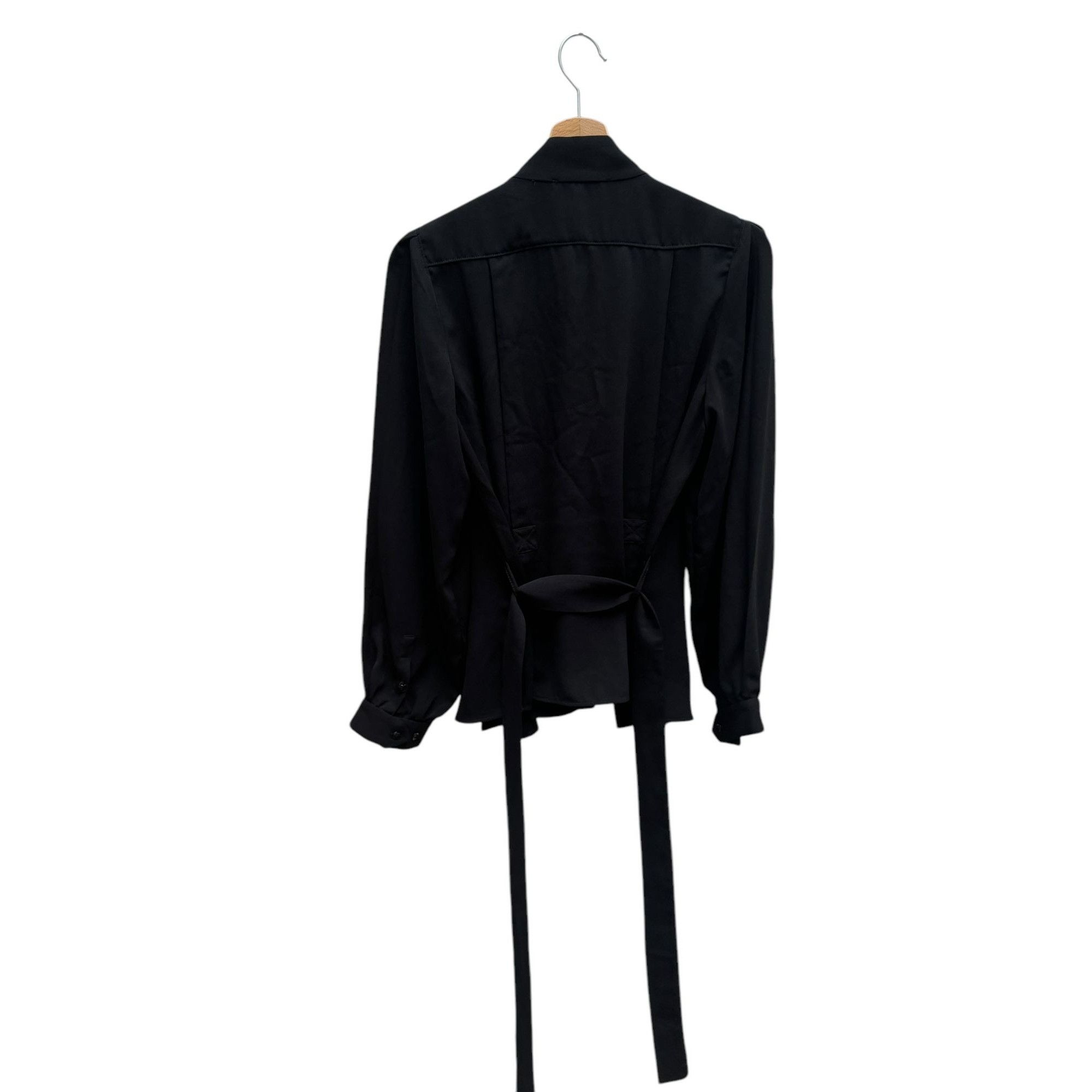 Yves Saint Laurent Black Wide Shirt Size XL / US 12-14 / IT 48-50 - 4 Thumbnail