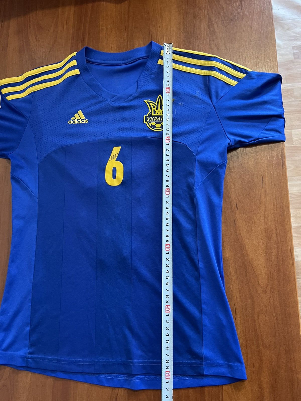 Adidas 2013/14 UKRAINE #6 PEKUR WOMEN WORLD CUP MATCH WORN JERSEY Size M / US 6-8 / IT 42-44 - 20 Thumbnail