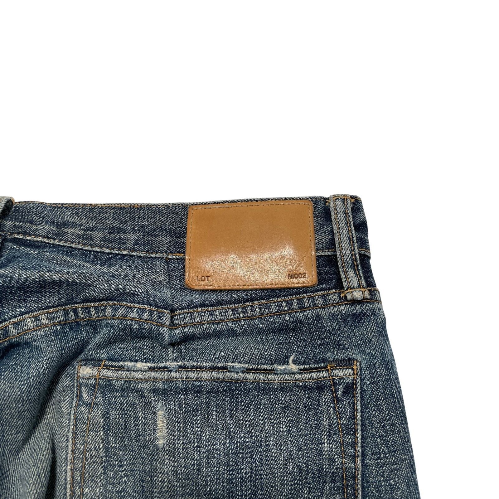 Simon Miller Simon Miller M002 Slim Knoll Blue Selvedge Denim Jeans 33x30 Size US 33 - 8 Thumbnail