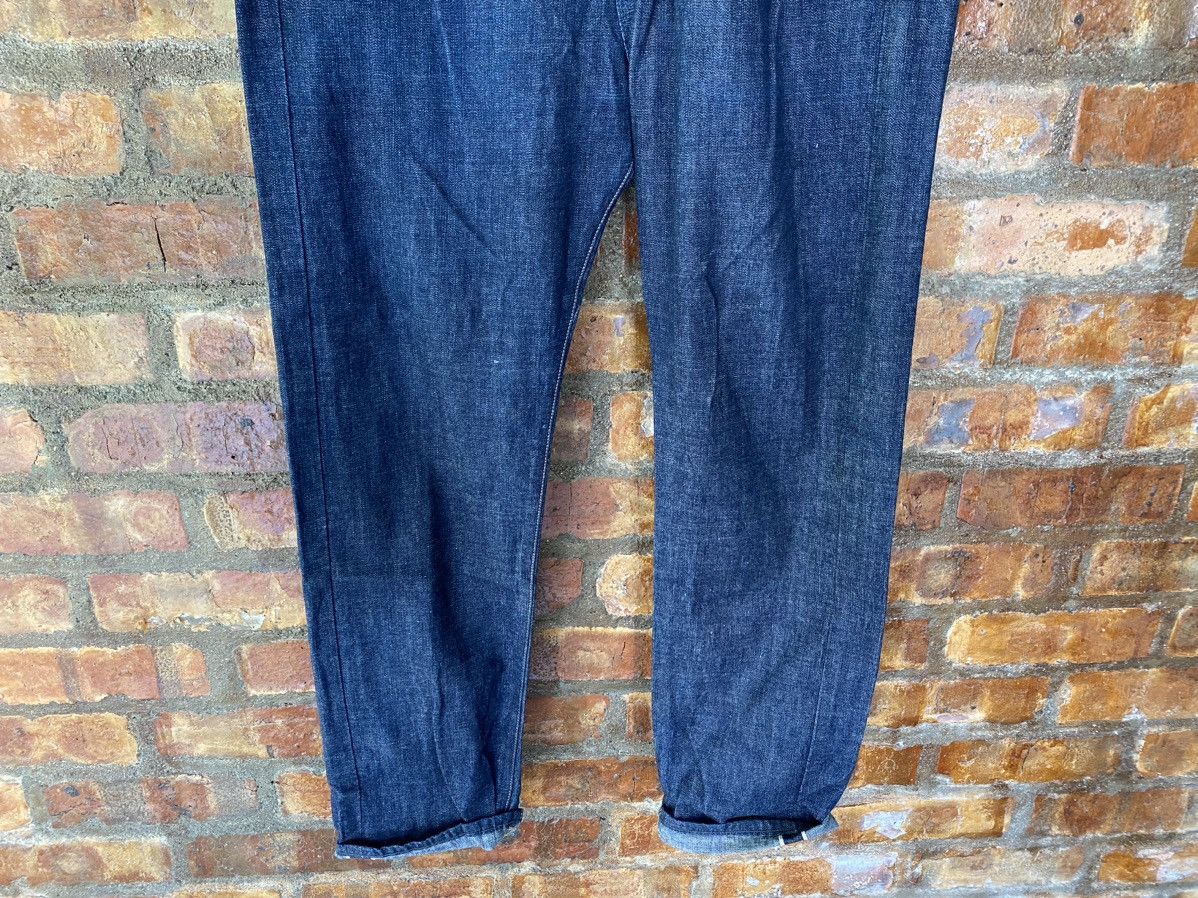 CABANE de ZUCCa × Issey Miyake × Japanese Brand Vtg Zucca by Issey Drop crotch Red selvedge ligth pants Size US 32 / EU 48 - 4 Thumbnail