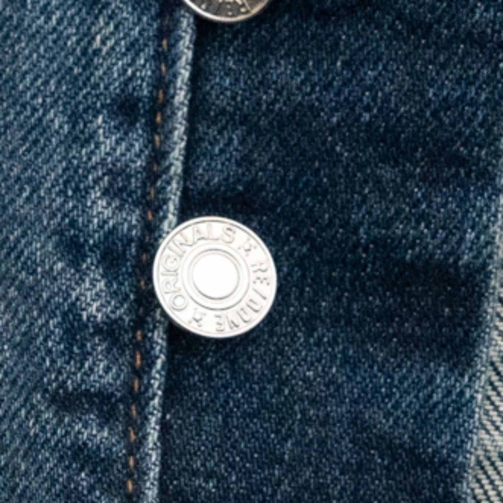 RE/DONE RE/Done. Double Needle Long Stretch Jeans In Blue. Size 30" / US 8 / IT 44 - 9 Thumbnail