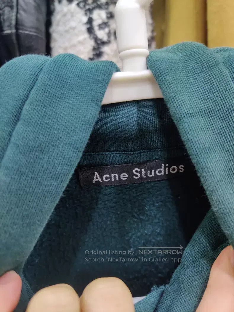 Acne Studios Acne Studios Ferris Face Sweatshirt, Dark Green Size US XS / EU 42 / 0 - 2 Thumbnail