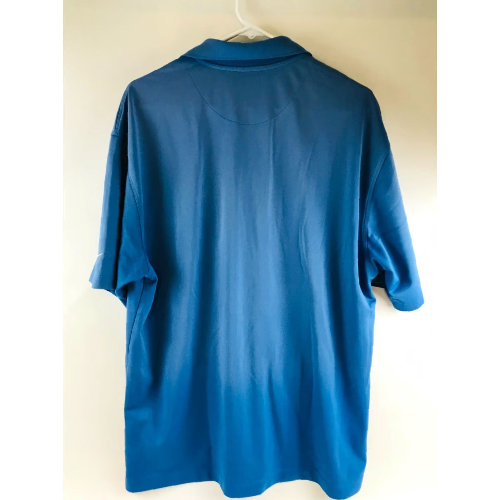 Nike Nike Golf Polo Shirt Men's XL Blue 1/4 Button Short Sleeve Nike Dri-Fit Golf Polo Shirt Regular Fit, Blue - Mens XL Polo Shirt Size US XL / EU 56 / 4 - 2 Thumbnail